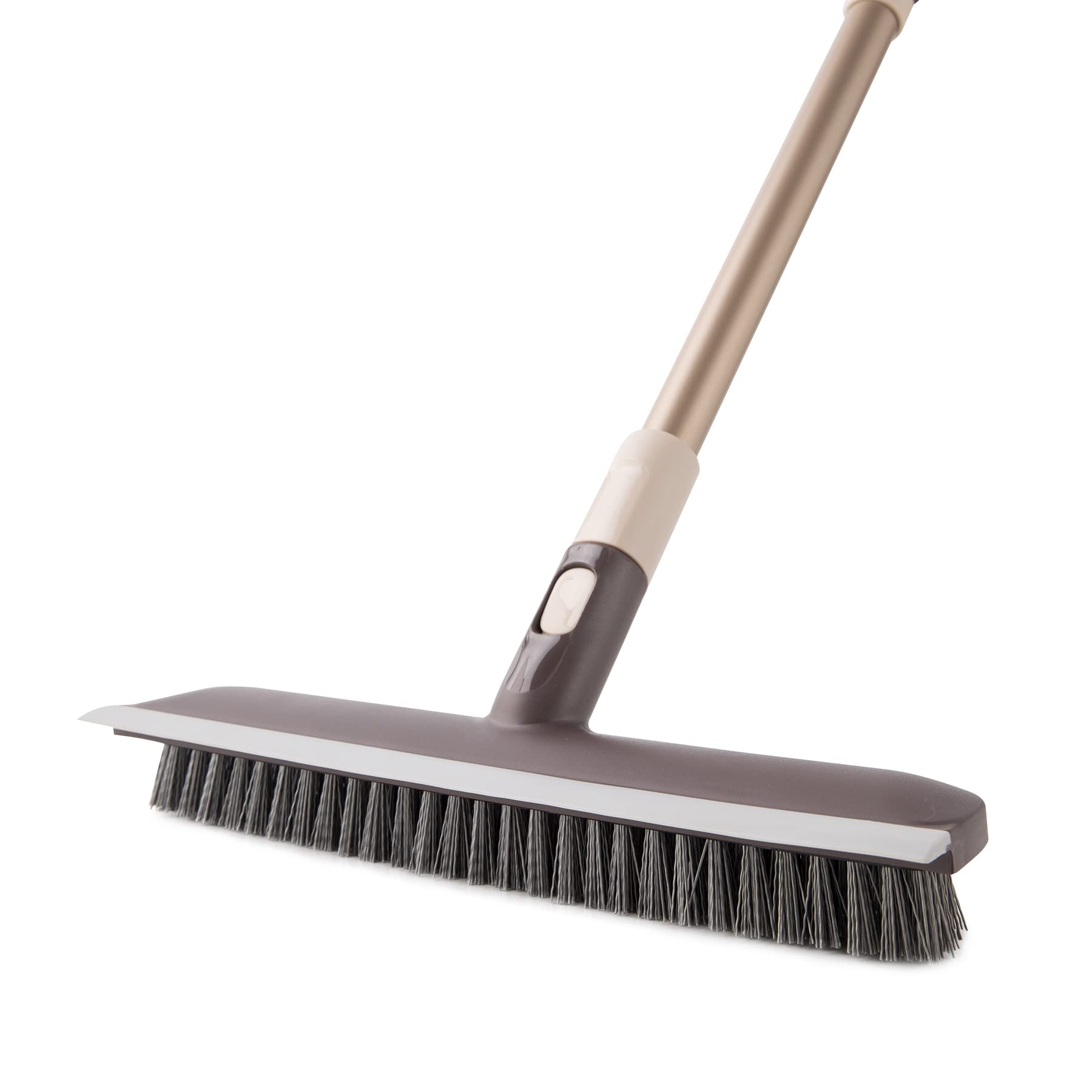 Eyliden Tub Scrubber Brush with Long Handle, 2 in 1 Tub and Tile Clean