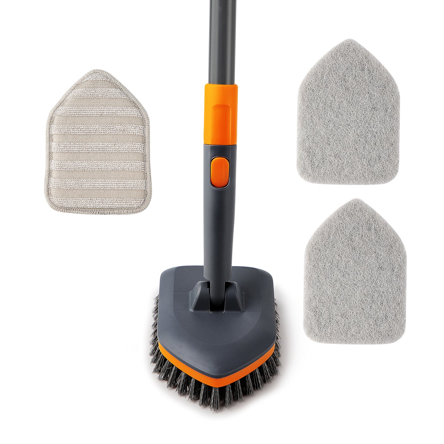 CLEANHOME Tile Tub Scrubber Brush with 3 Different Function