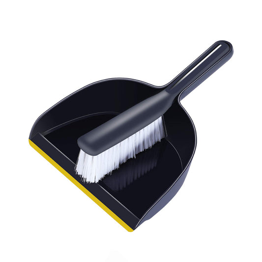 Eyliden Mini Broom and Dustpan Brush Set Small Hand One Pack Portable for Floor Sofa Desk Keyboard Car Table